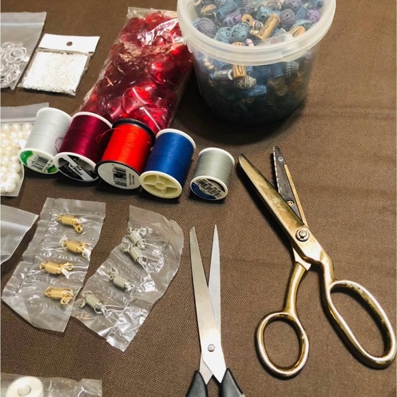 Mostly new Assorted Materials for Craft, Jewelry Making and Stitching - Picture 2 of 5